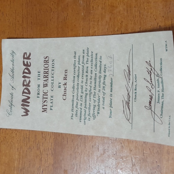 Mystic Warriors Plate Collection - Picture 6 of 9